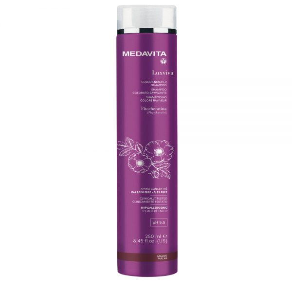 Цветен шампоан за коса Виолетово LUXVIVA MEDAVITA 30 ml. / 250 ml.